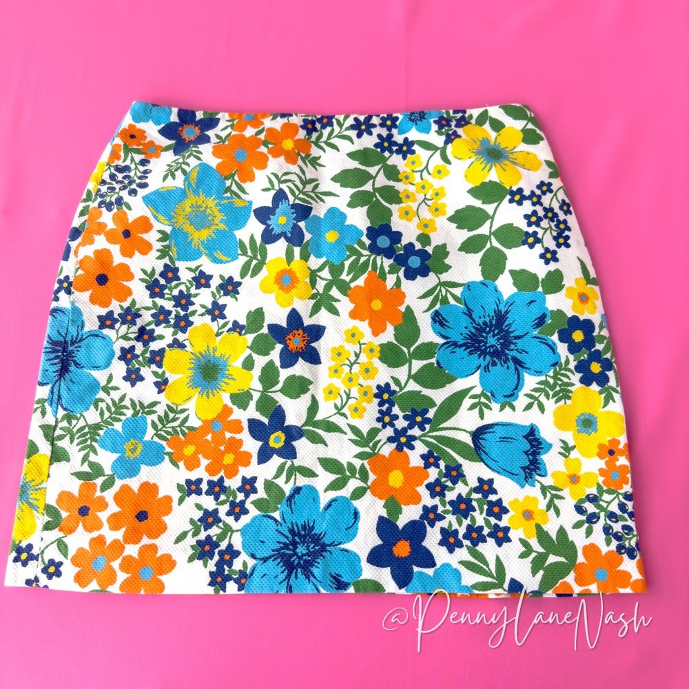 Tommy Hilfiger Floral Print Mini Skirt Multicolor